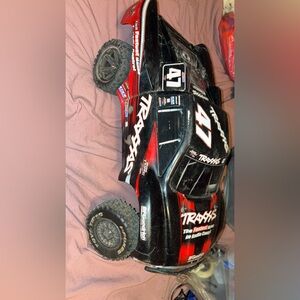 Traxxas Red and Black RC Car